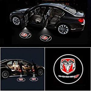 4x PCs Car Logo LED Welcome Light Wireless LED Shadow Projector Car Door Laser K